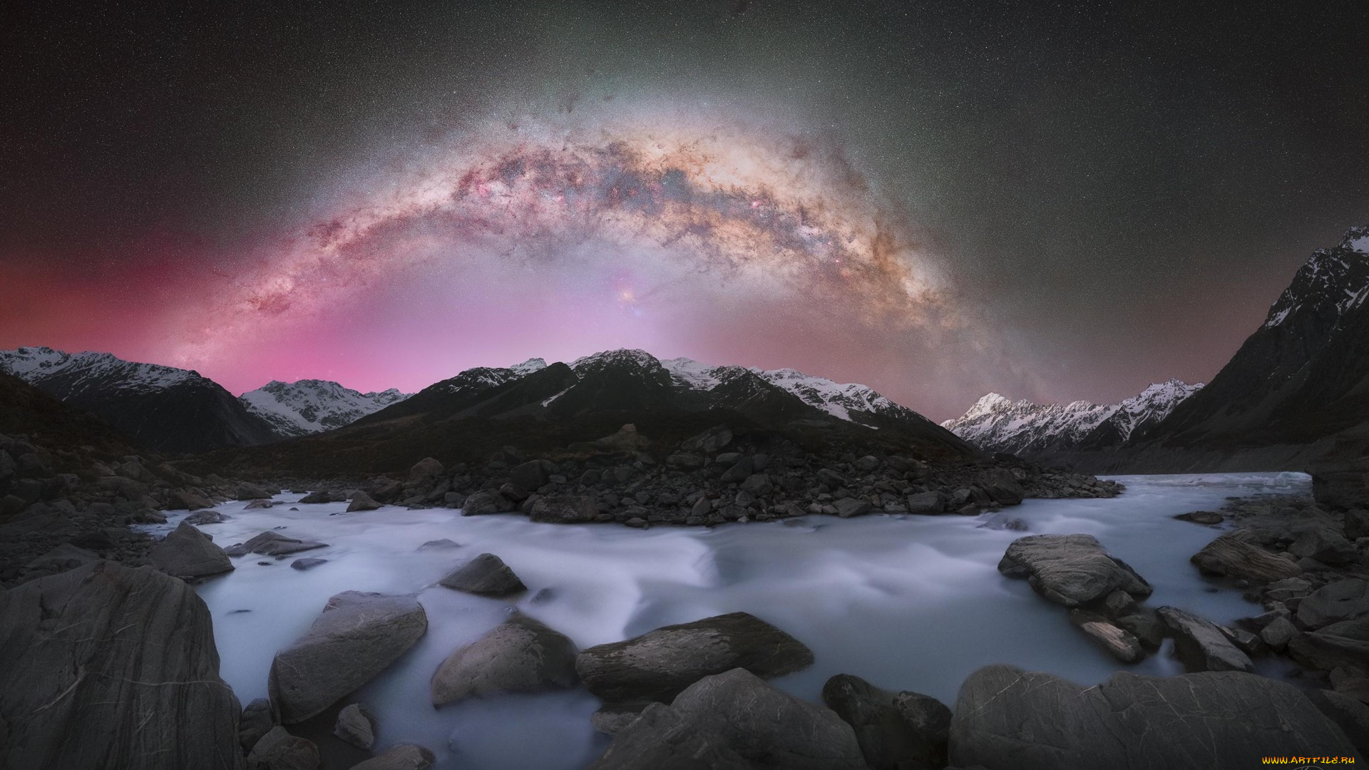 milky way, aoraki, mount cook national park, new zealand, , , milky, way, mount, cook, national, park, new, zealand